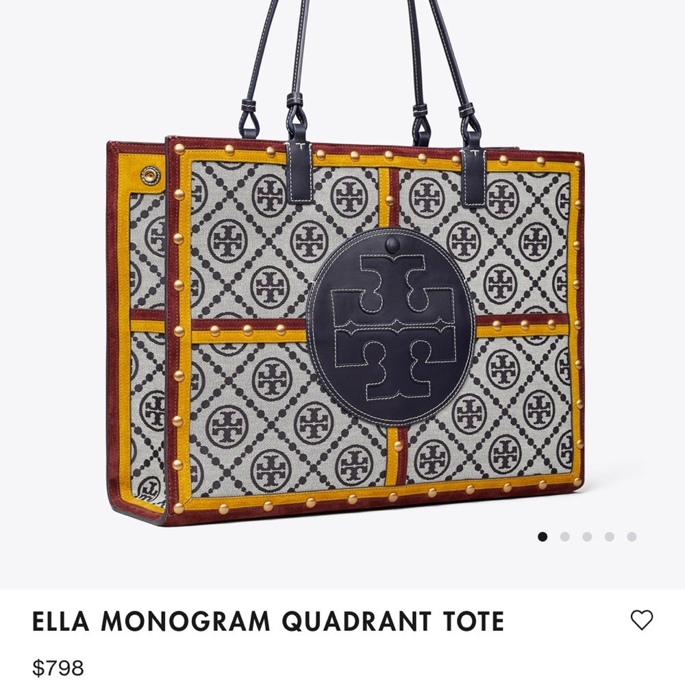 Ella Monogram Quadrant Tote.